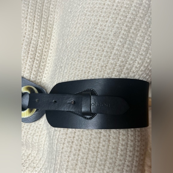 Olsen wide leather belt - Picture 9 of 10